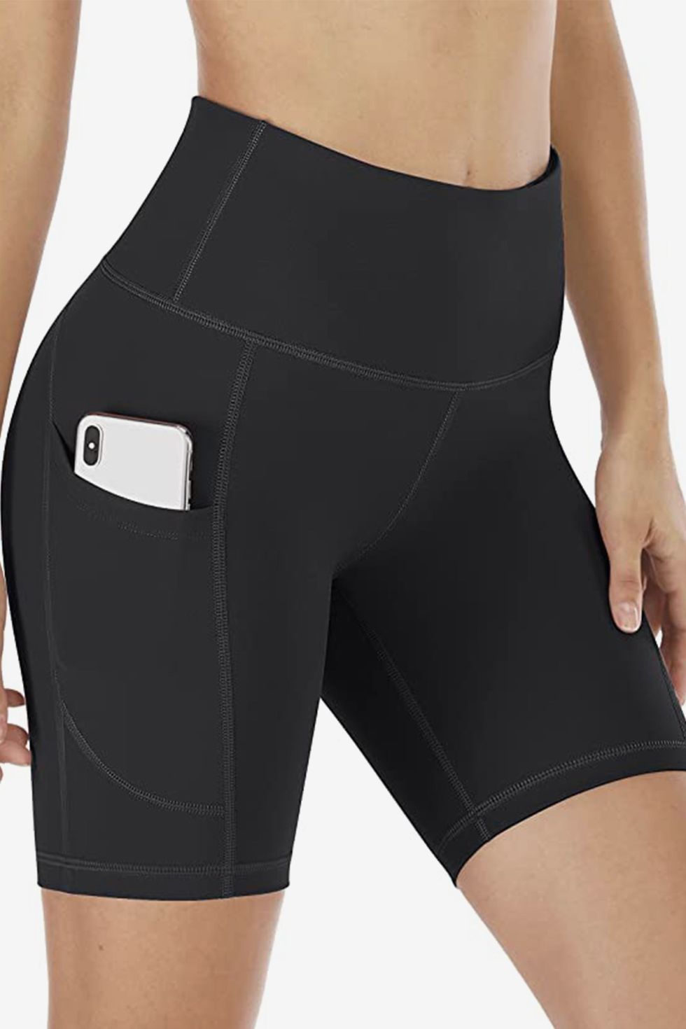 Biker Shorts Women 6” Workout Shorts with Pockets 