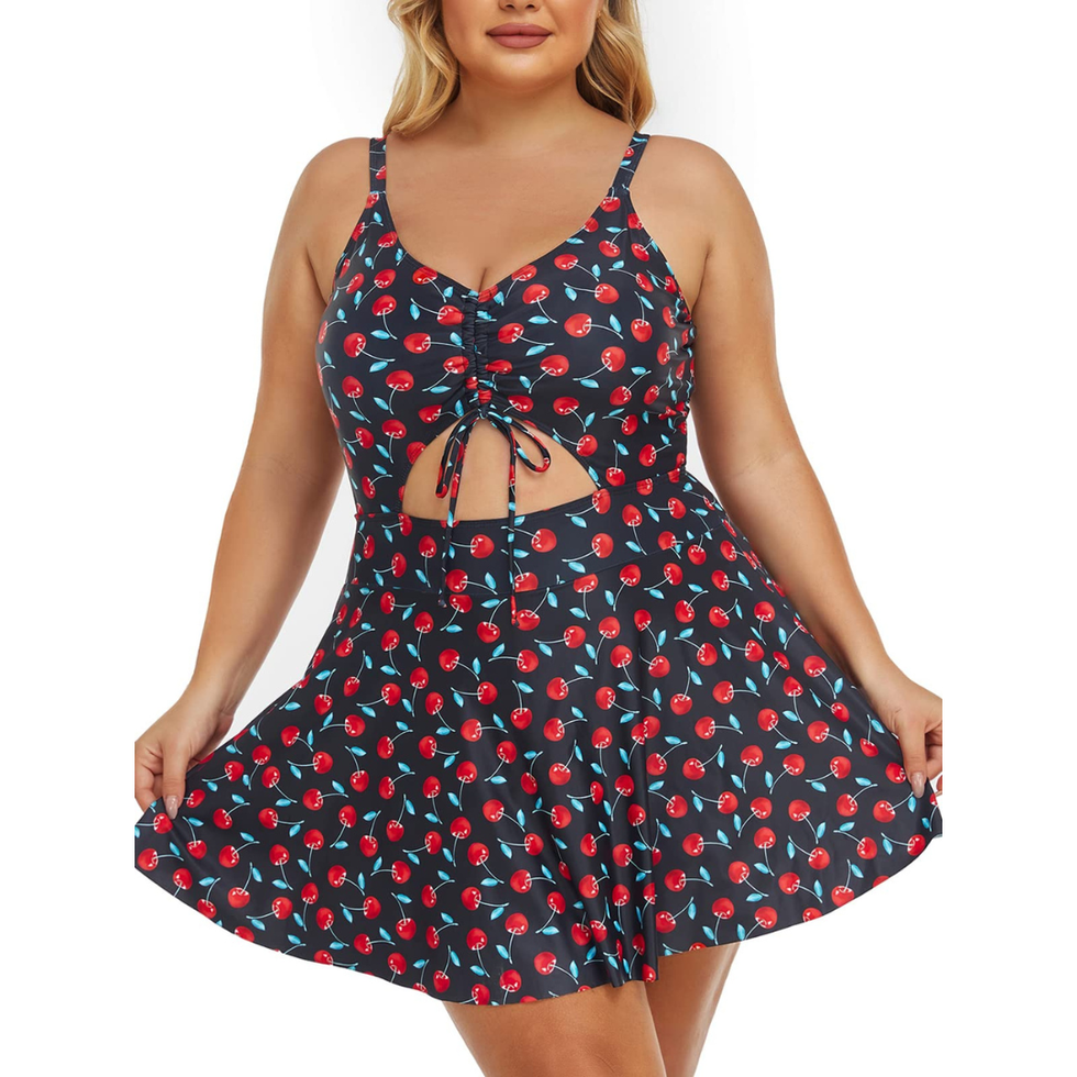 Slimming Swim Dress with Soft Support Cups