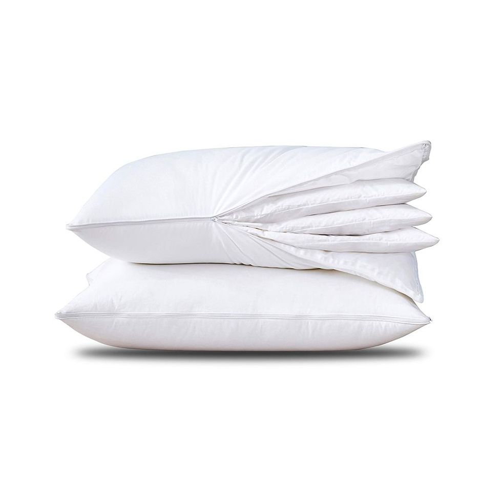 Adjustable Layer Goose Feather Pillow