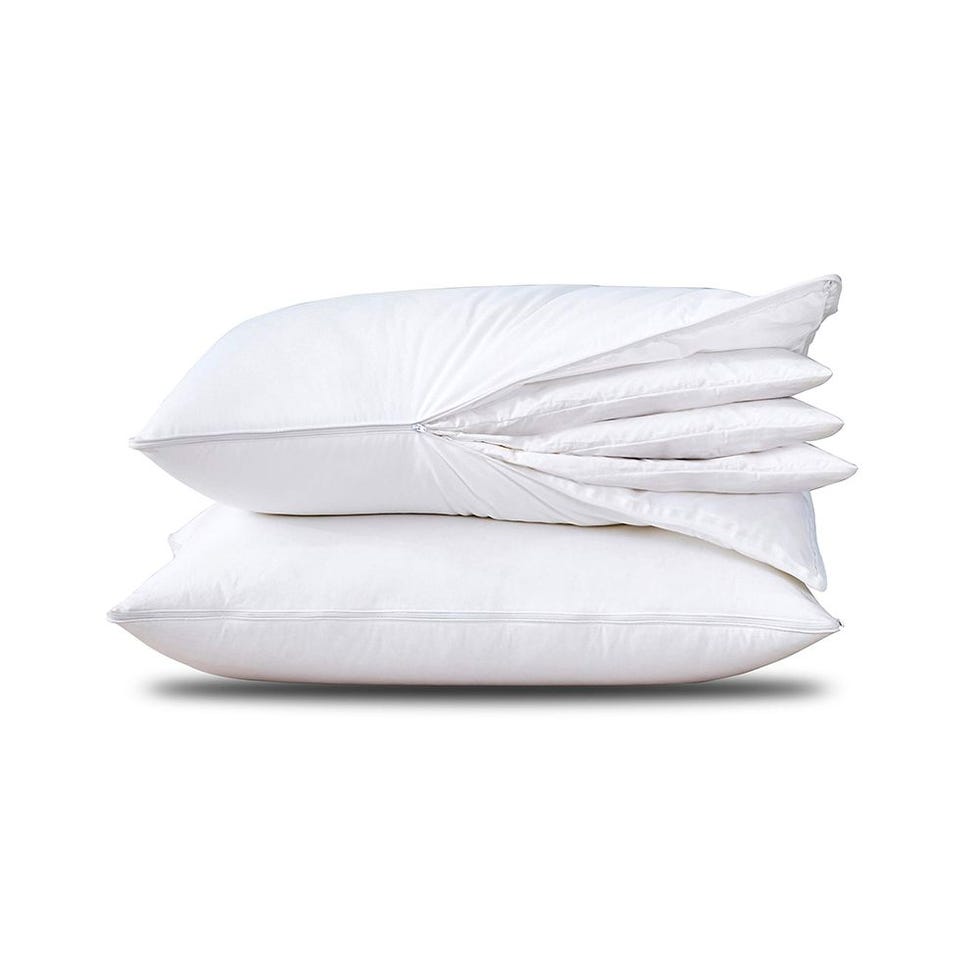 Adjustable Layer Goose Feather Pillow Adjustable Layer Goose Feather Pillow