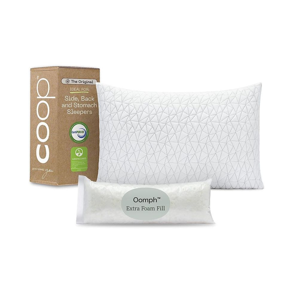 Premium Adjustable Loft Pillow - Cross-Cut Memory Foam Fill 