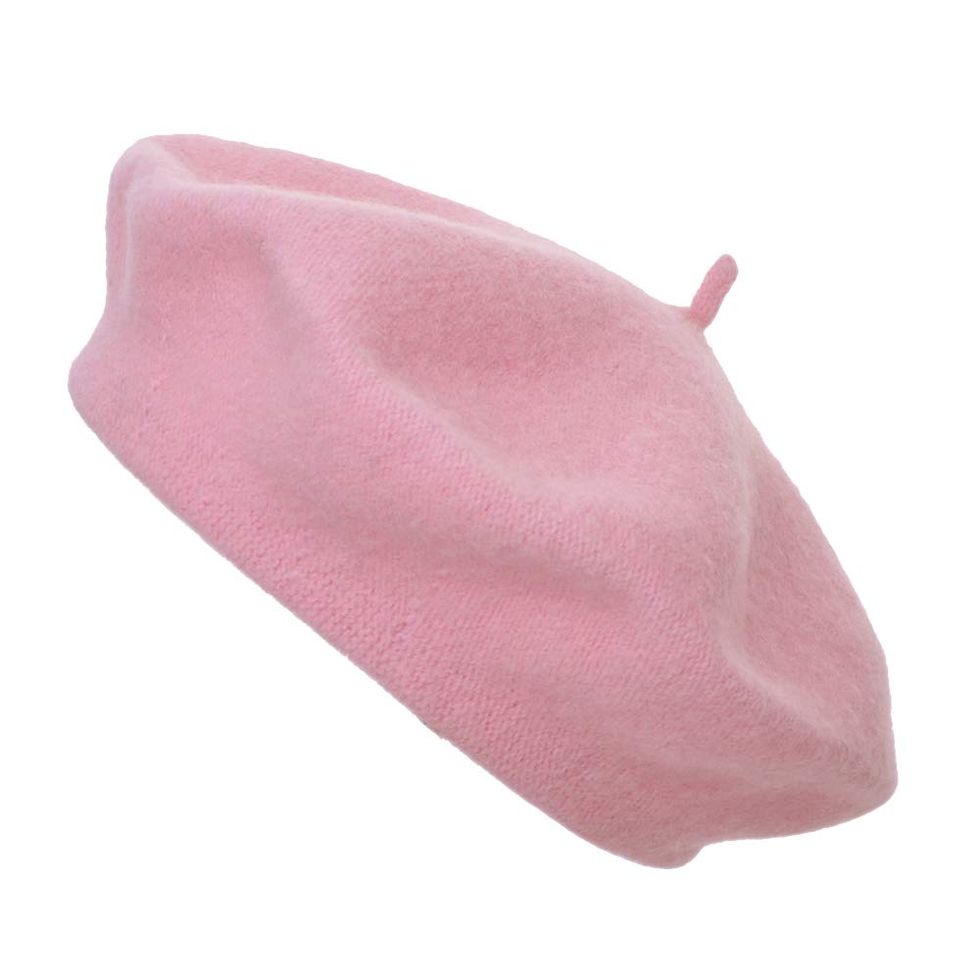Pink Beret Hat
