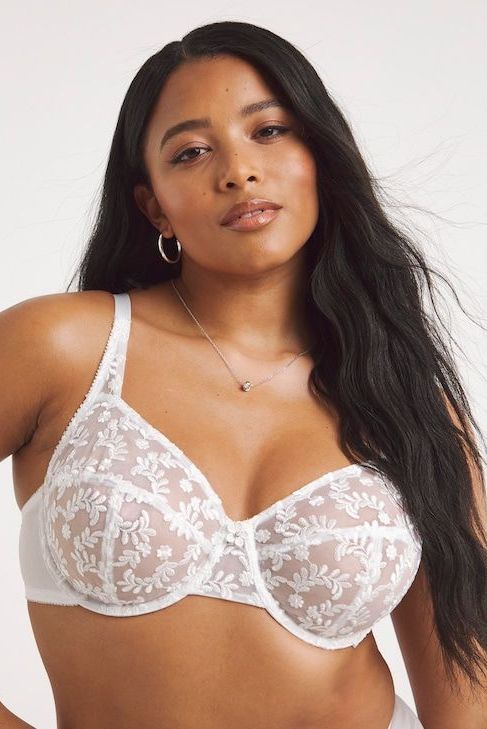 2-Pack Lesley everyday embroidered full cup bras