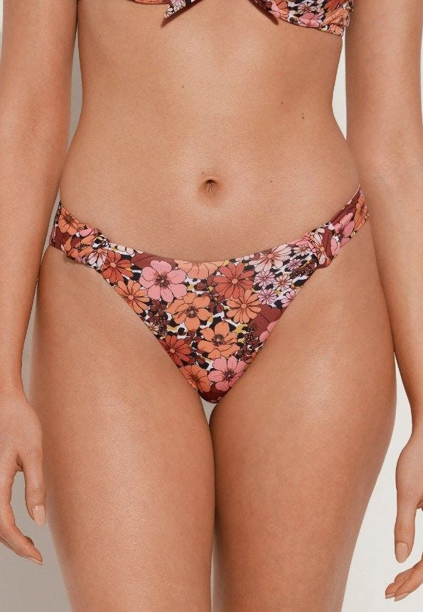 Braguita de bikini con estampado animal y de flores, de Tezenis