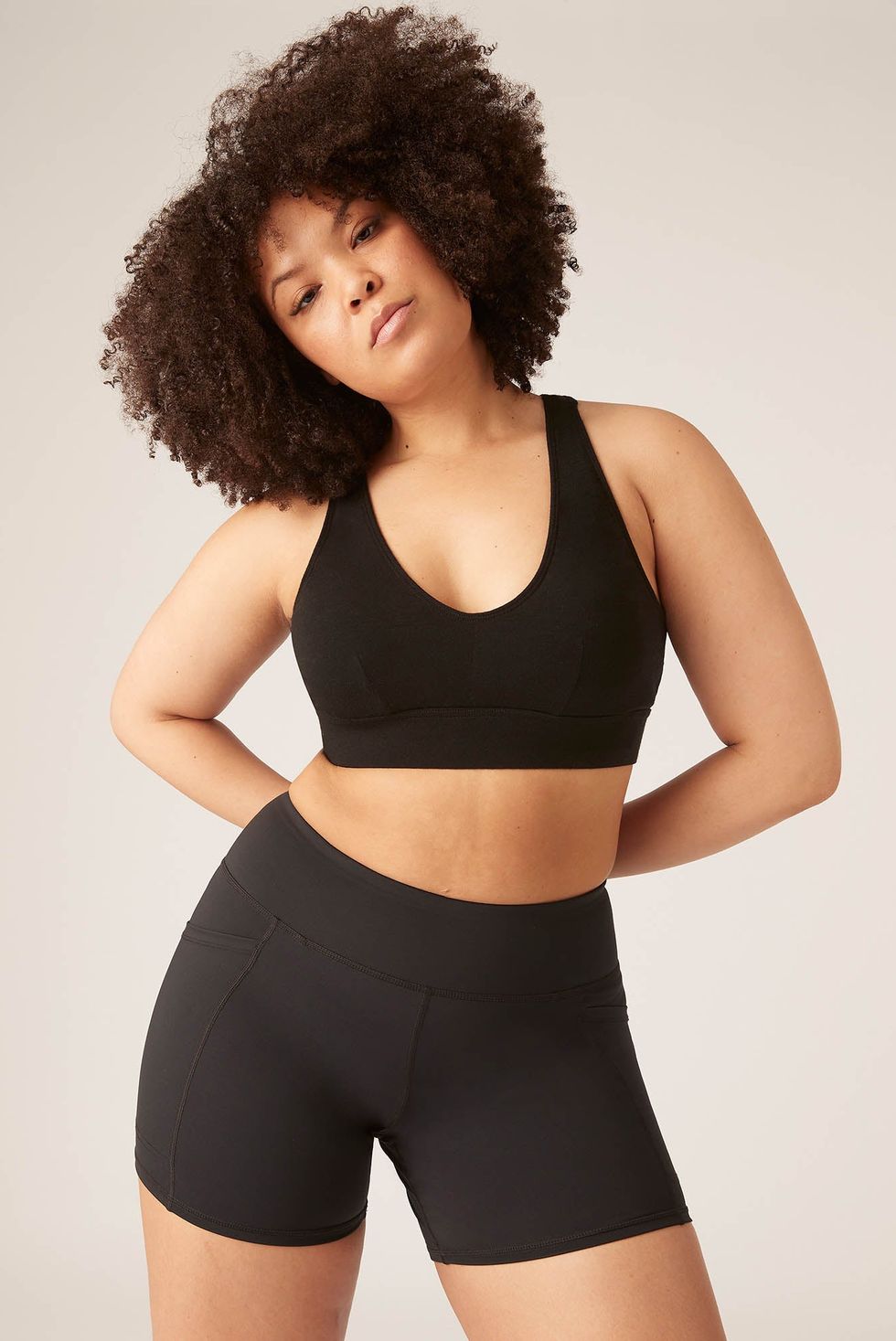 Active Cycle Short Moderate-Heavy Black