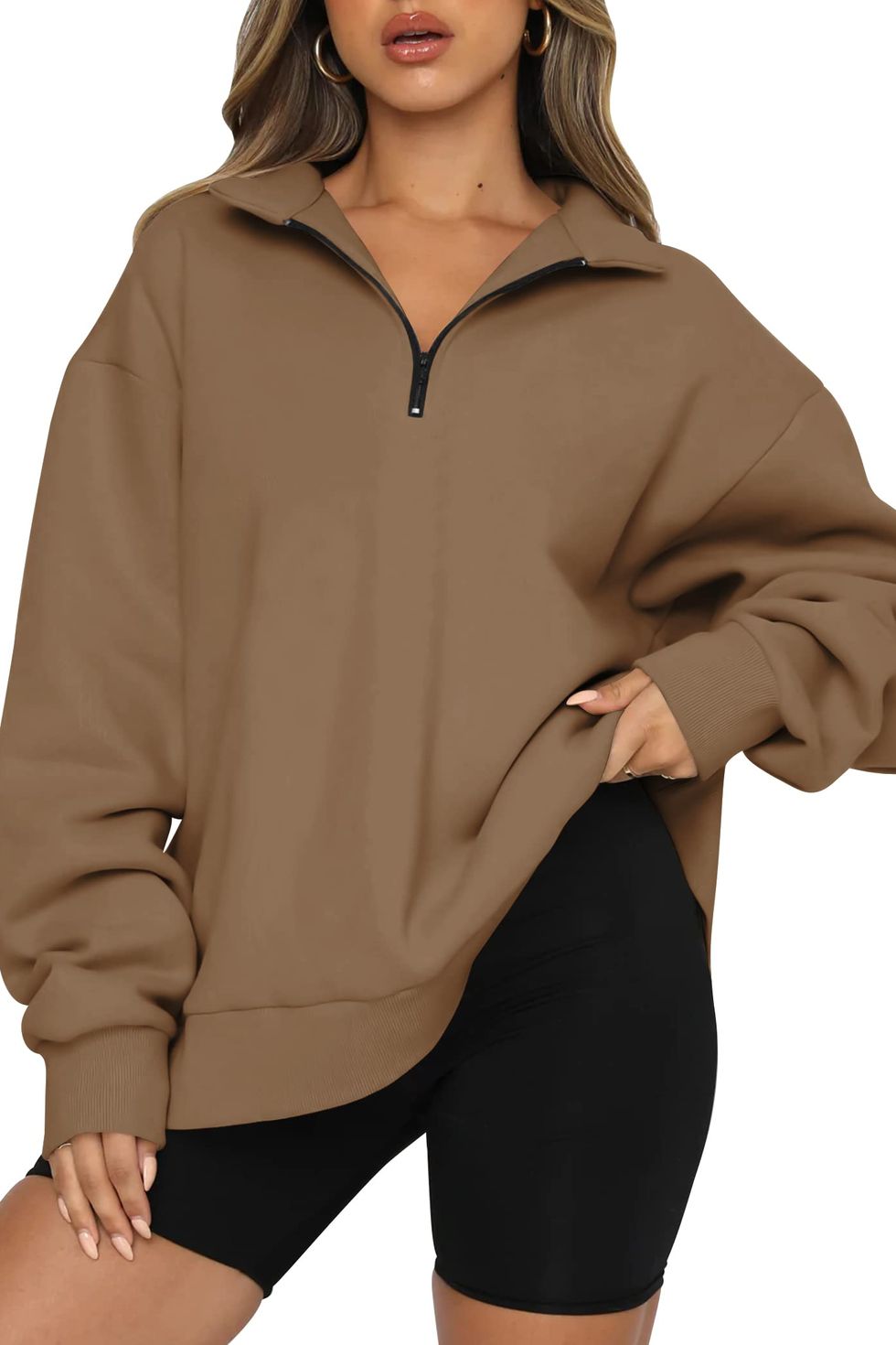Women’s Oversized Half-Zip Pullover