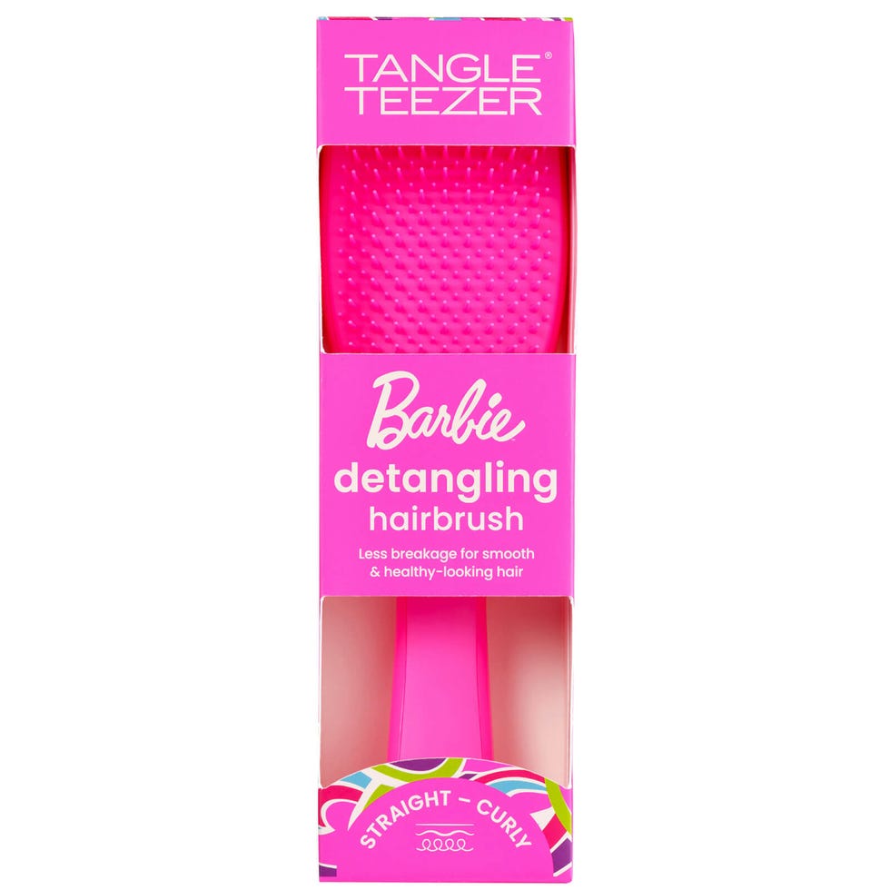 Sikat Detangler Utama - Barbie Merah Muda Sikat Detangler Utama - Barbie Merah Muda