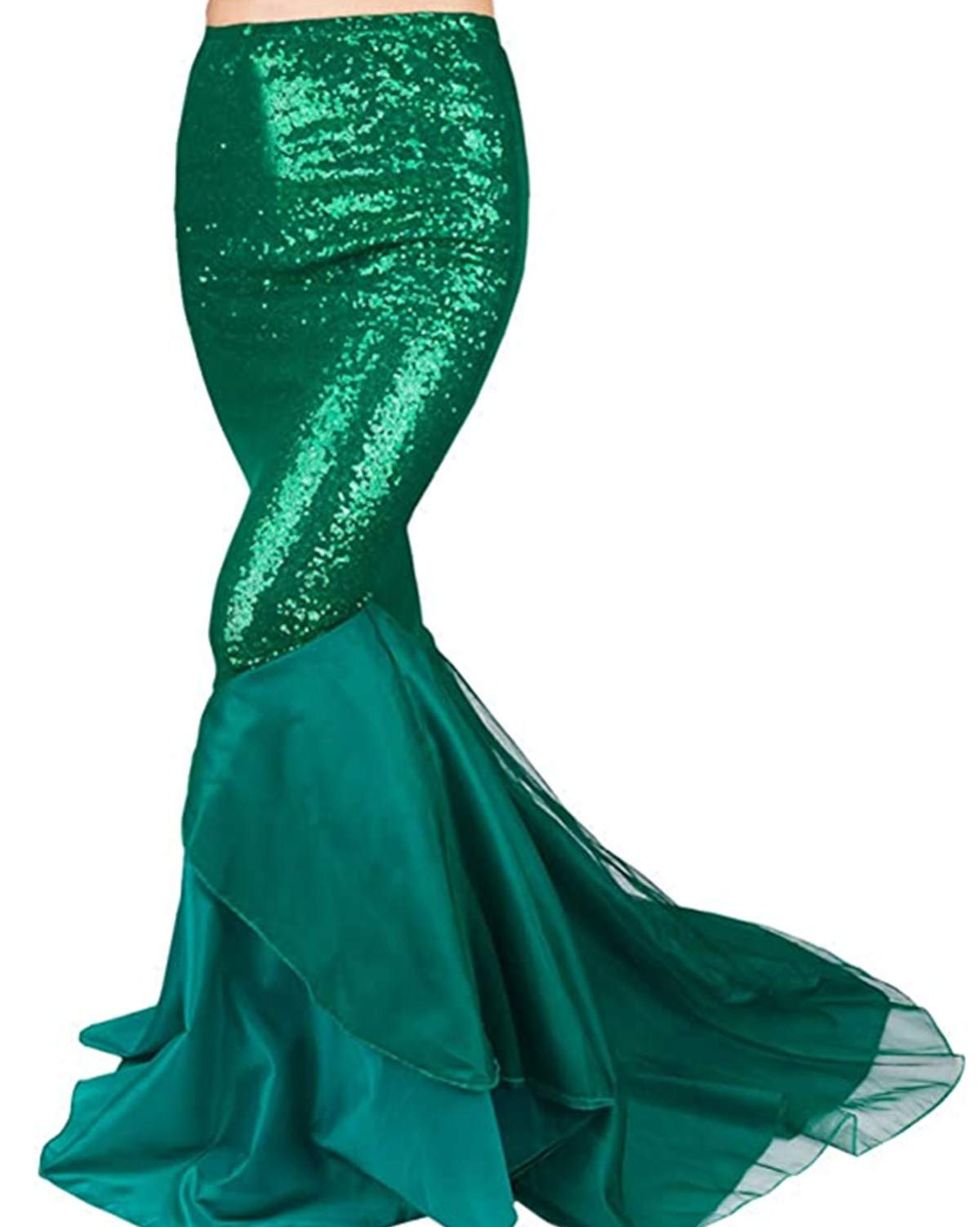 Sequin Mermaid Tail Skirt