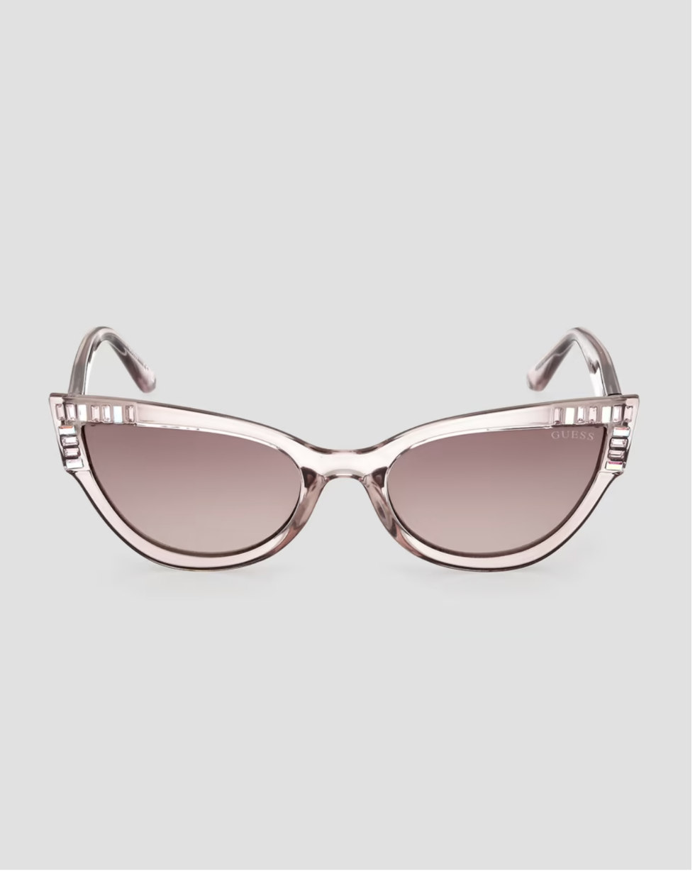 Cateye Plastic Stone Sunglasses