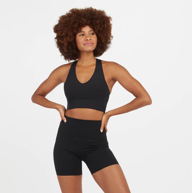 Girls Nike Pro XS shorts and sports bra set