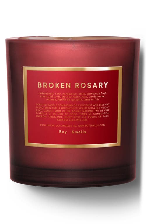 Broken Rosary Candle