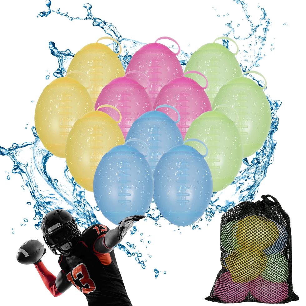 Silicon Rugby Refillable Water Balloons