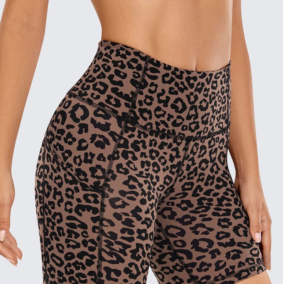 Leopard Running Shorts 6 Inches 