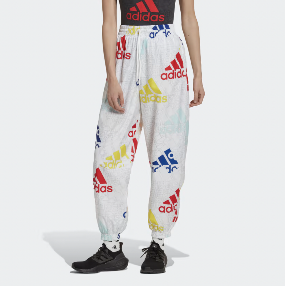 Essentials Multi-Colored Logo Loose Fit Woven Pants