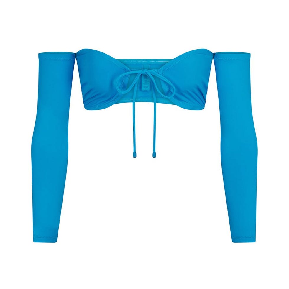 Swim Long Sleeve Bikini Top 