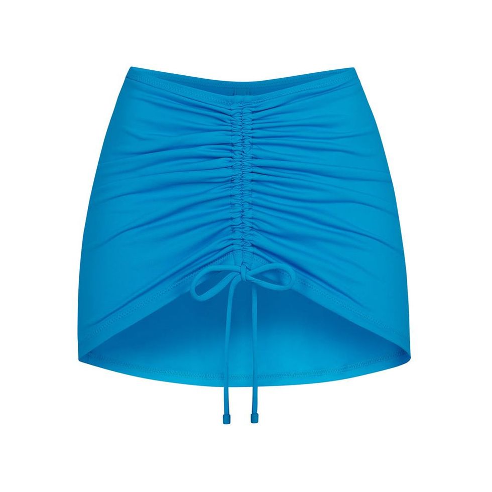 Swim Ruched Mini Skirt 