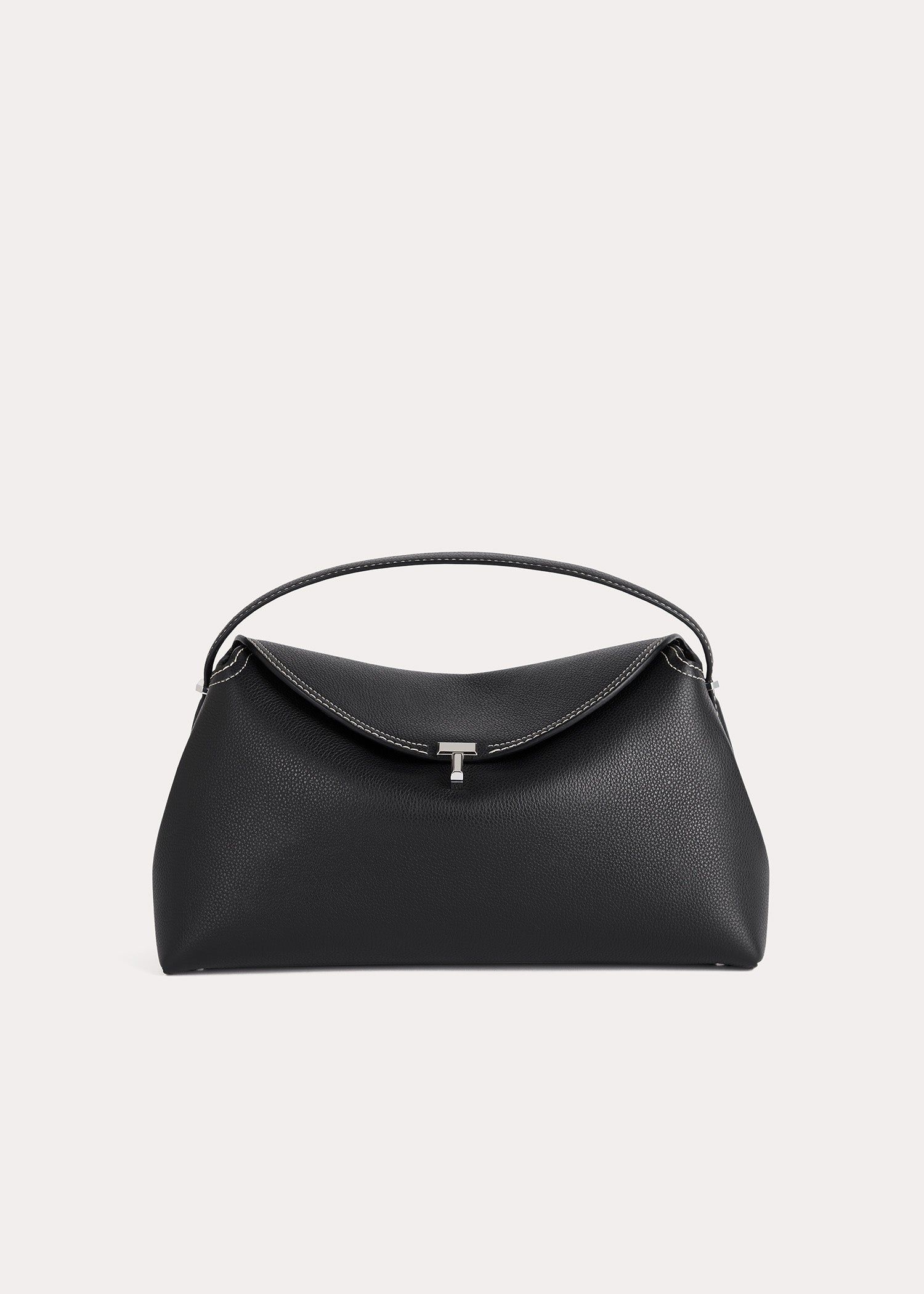 Longchamp Roseau Vintage Black Leather Toggle shoulder Bag Purse | eBay