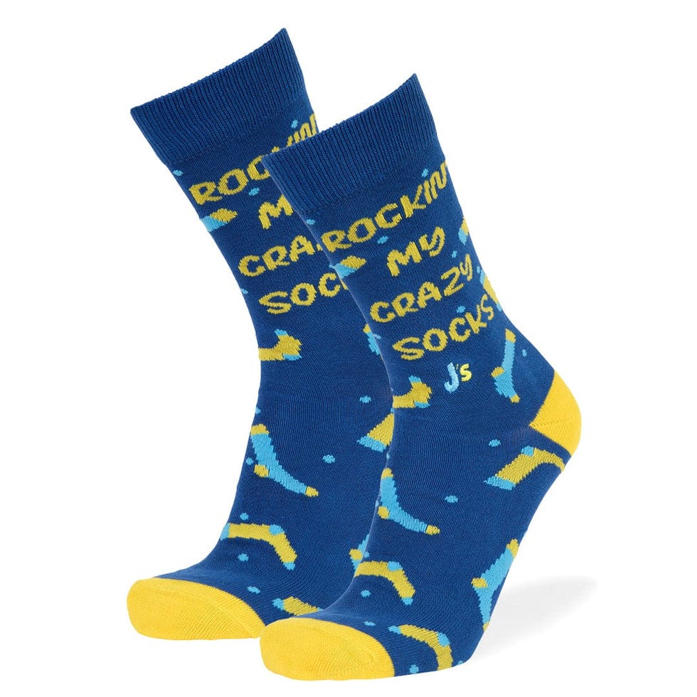 'Rockin' My Crazy Socks' Crew Socks