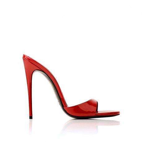 芭比風格鞋款推薦：Maison Ernest Lidylle紅色魚口高跟涼鞋