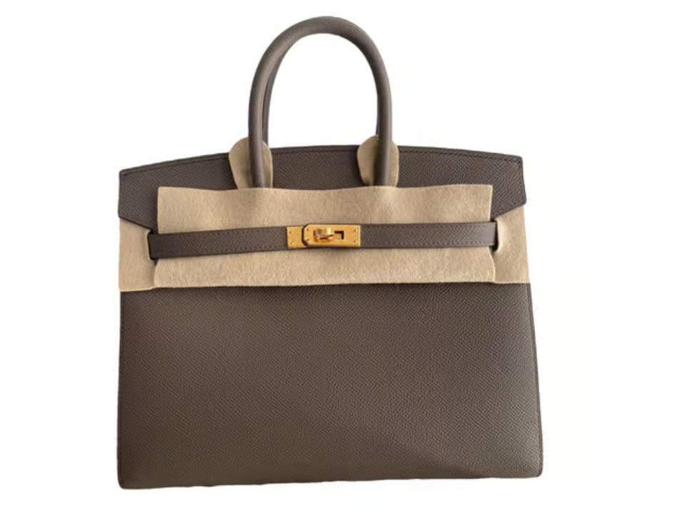 Hermes Herbag Gold with SHW stamp T in 2023