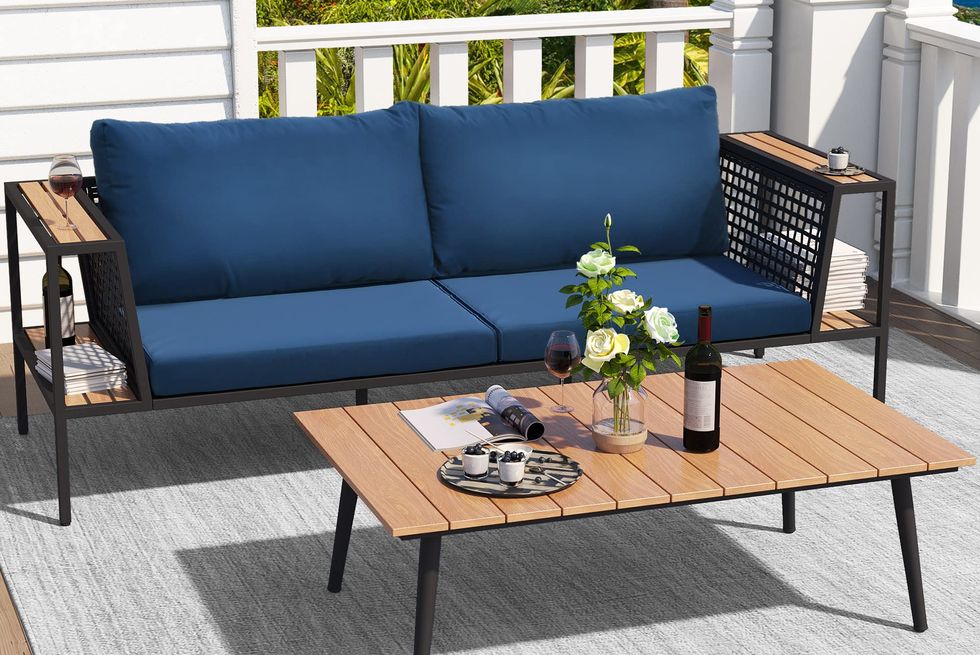 Outdoor Sofa Table Set