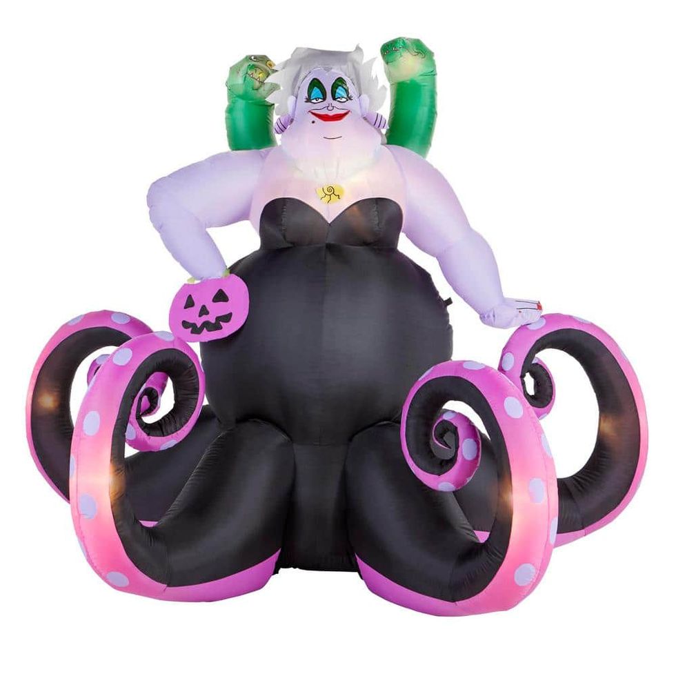 7 ft. LED Animated Ursula with Eels Inflatable