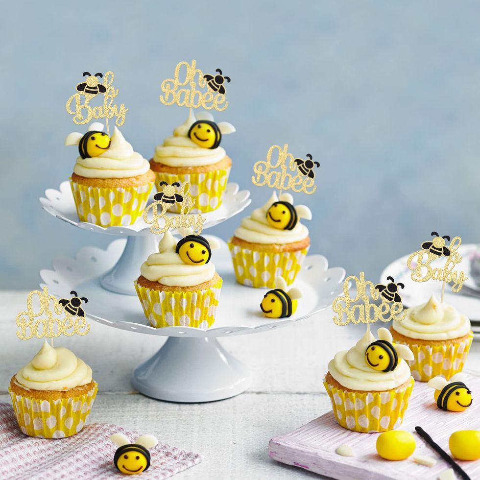 Bumble Bee Cupcake Toppers 