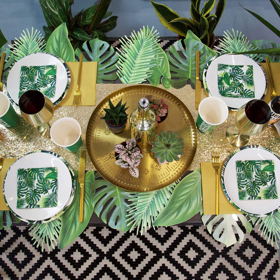 Tropical Paper Plates