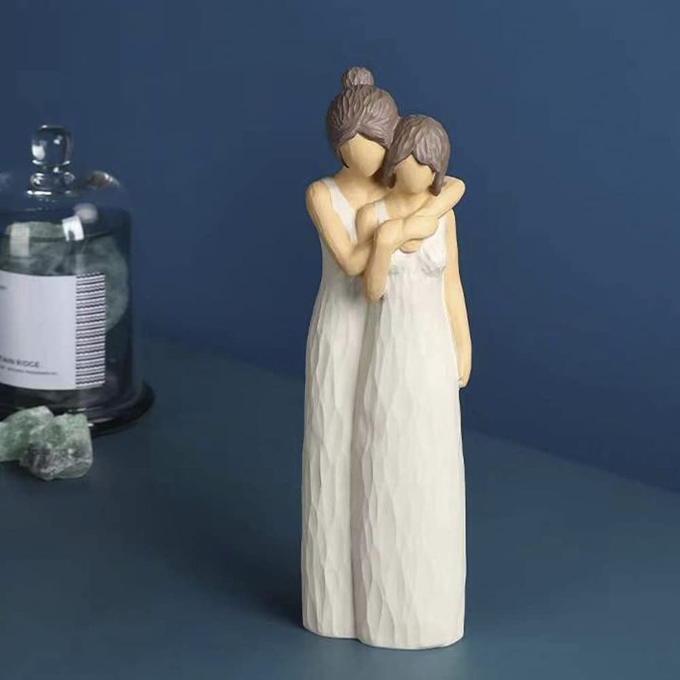 Mother and Daughter Figurine 