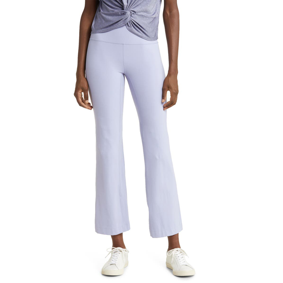 Studio Luxe High Waist Flare Ankle Pants