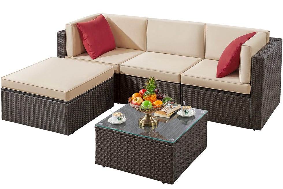Five-Piece Outdoor Furniture Set Five-Piece Outdoor Furniture Set
