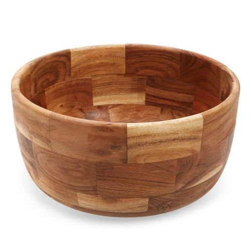 14-Inch Wood Serving Bowl