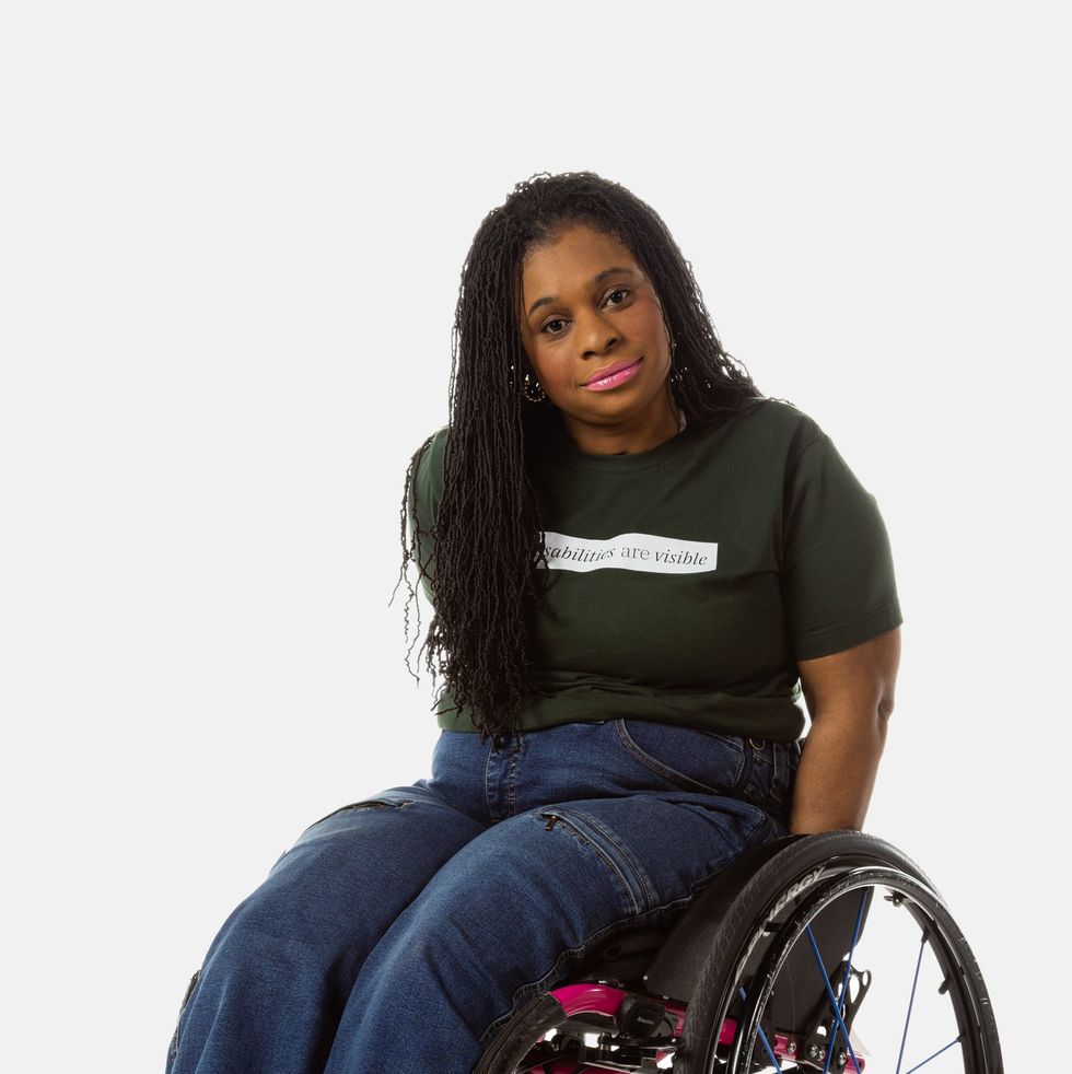 No Limbits Adaptive Women's Dark Wash Wheelchair Pant