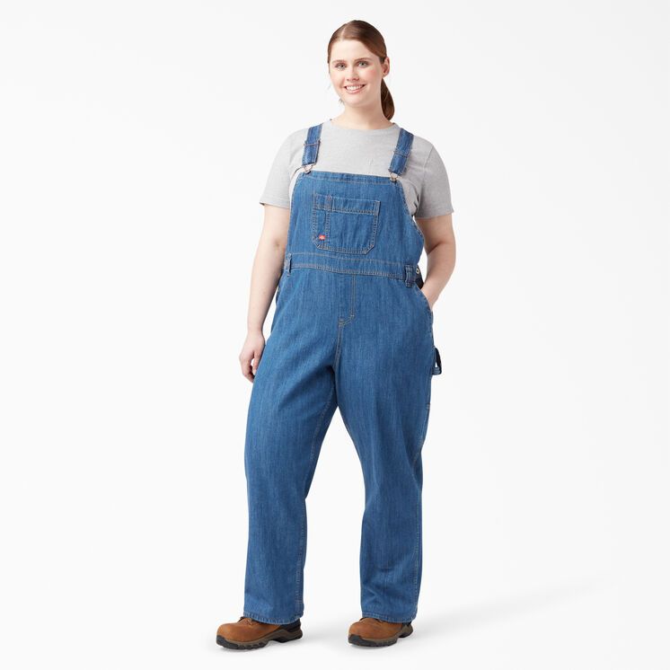 Plus Relaxed Fit Bib Overalls