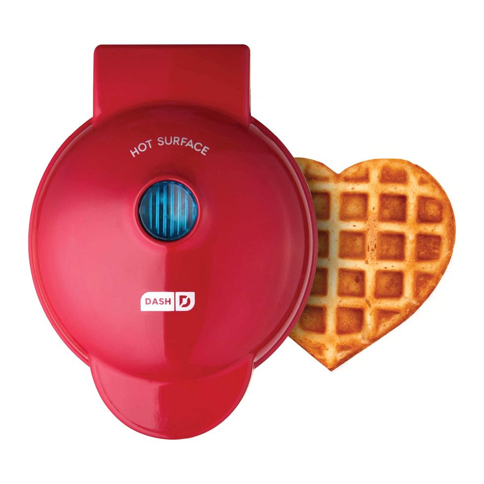 Mini Waffle Maker em forma de coração