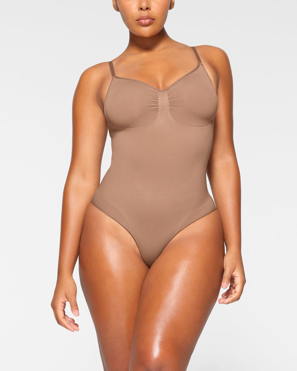 Latest @SKIMS shapewear try on! I got the Seamless Catsuit in a L #ski