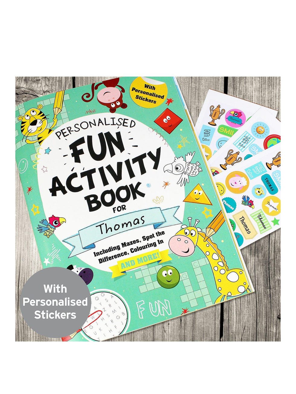 Personalised Activity Book with Stickers