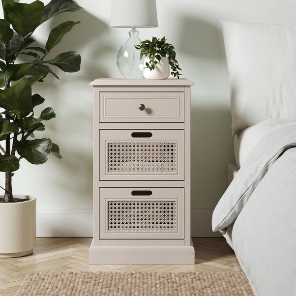 Lucy Cane Bedside Table