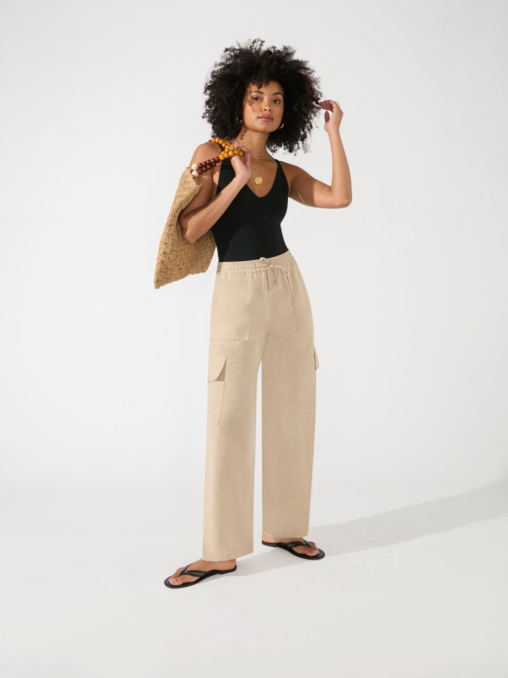 High Waisted Zip Up Wide Leg Jeans  Wide leg cargo pants outfit Wide leg  denim Brown cargo pants outfit women