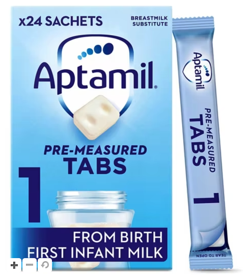 1 First Baby Milk Formula Tabs from Birth