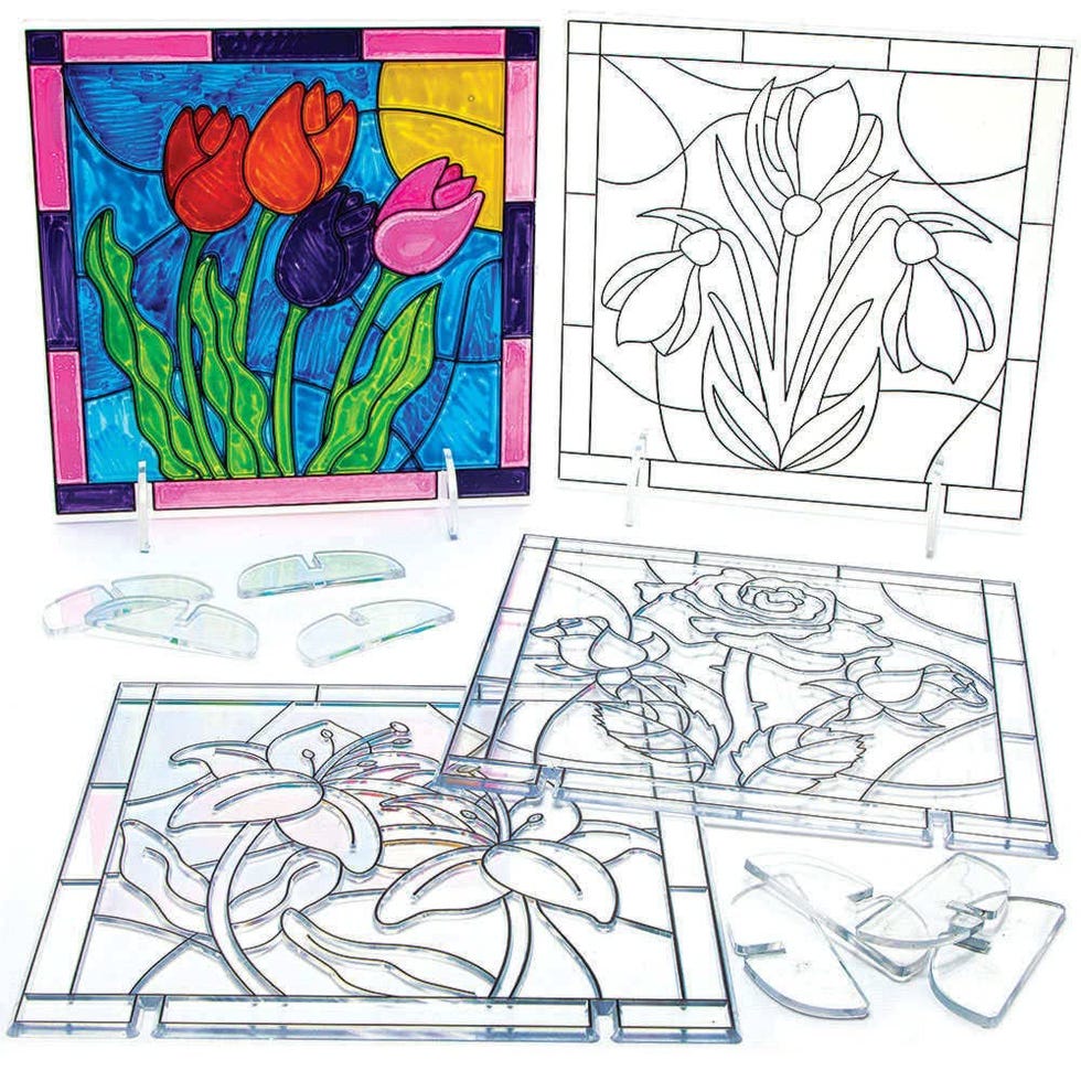 Flower Sun Catcher Pictures - Pack of 5