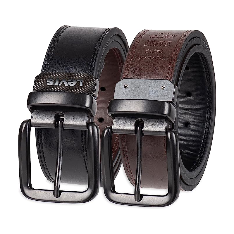 Black / Red Leather Reversible Belt, Black / Red 7070910001 | OMEGA US®