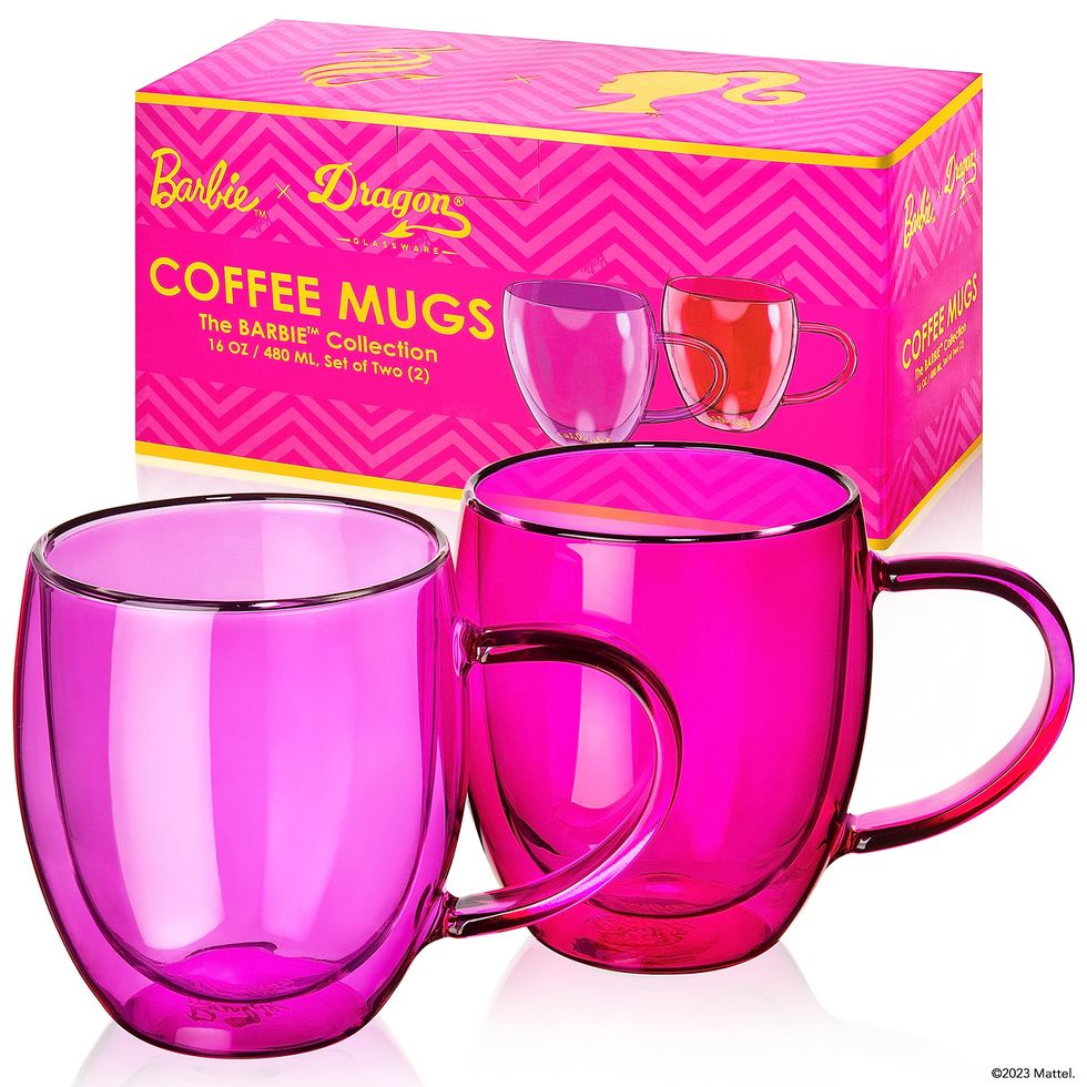 Barbie Glass Coffee Mugs