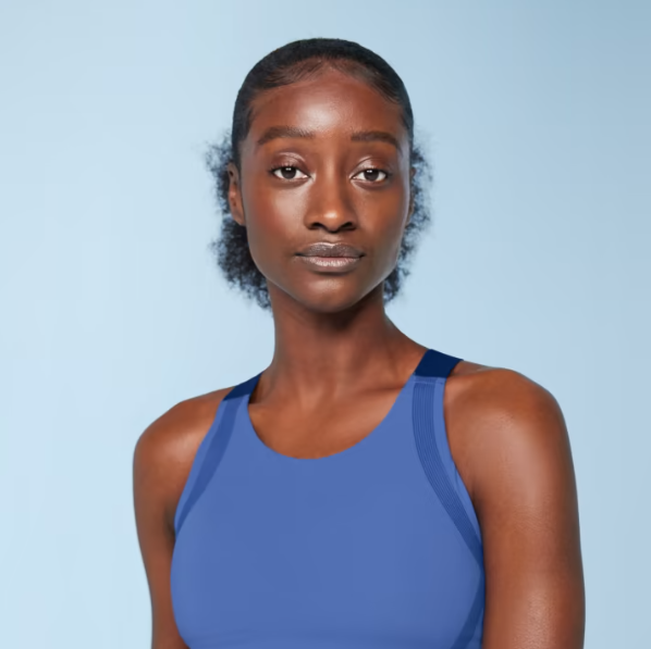 Buy Athleta Blue A-C Cup Ultimate Ease Medium Impact Sports Bra from the  Next UK online shop