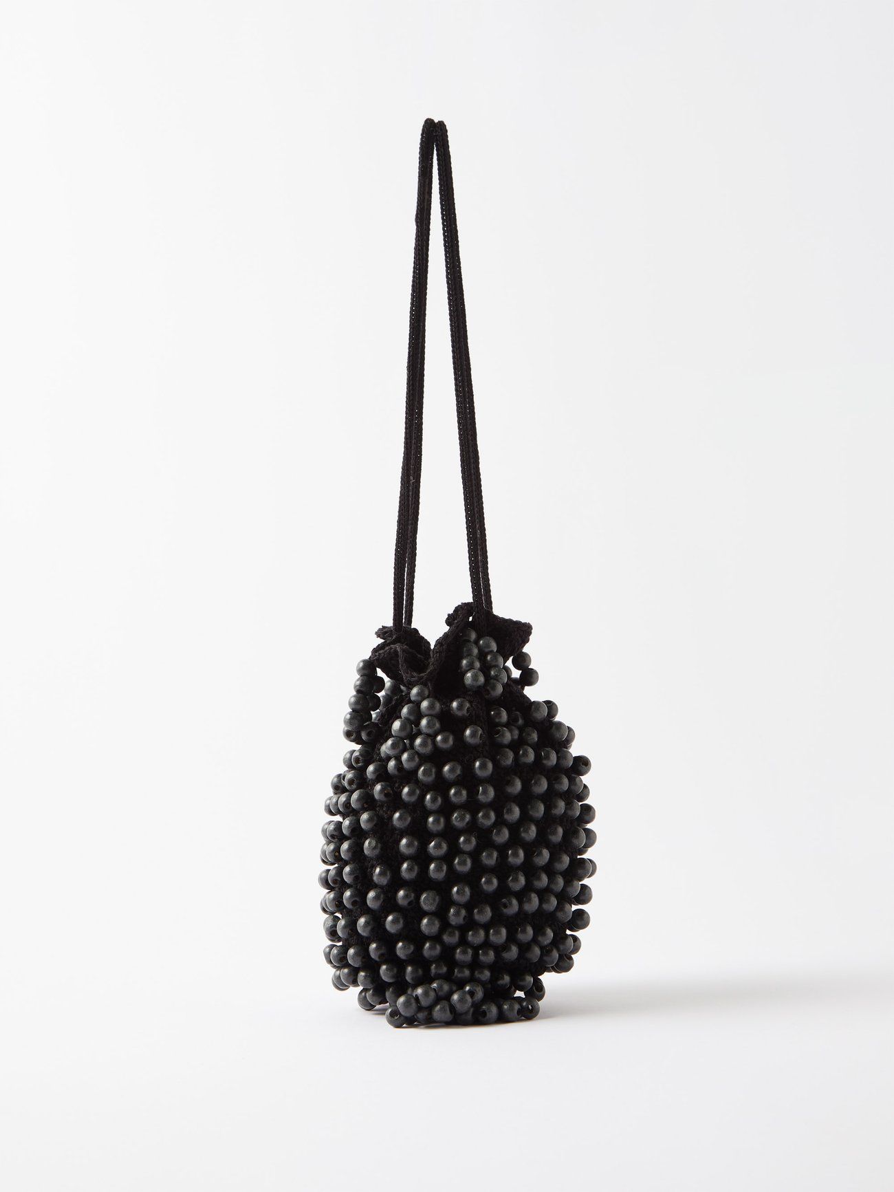 Black discount beaded bag