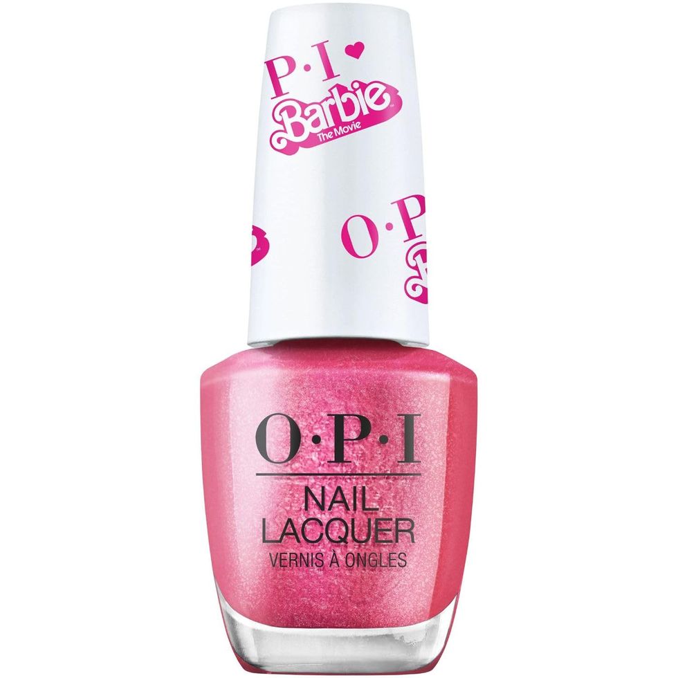 'Barbie The Movie' Opaque Pearl Pink Nail Polish in Welcome to Barbie Land