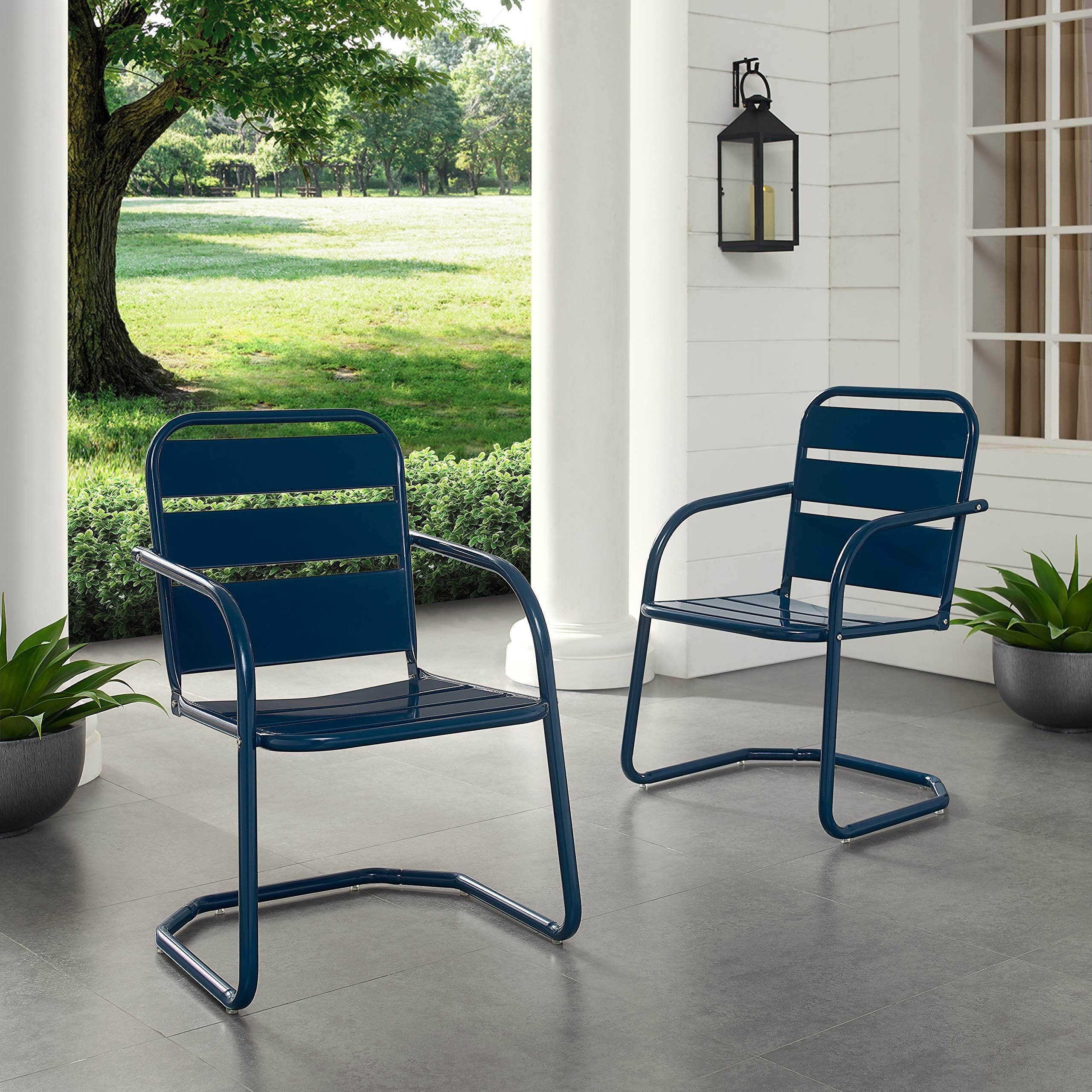 Crosley metal on sale patio chairs