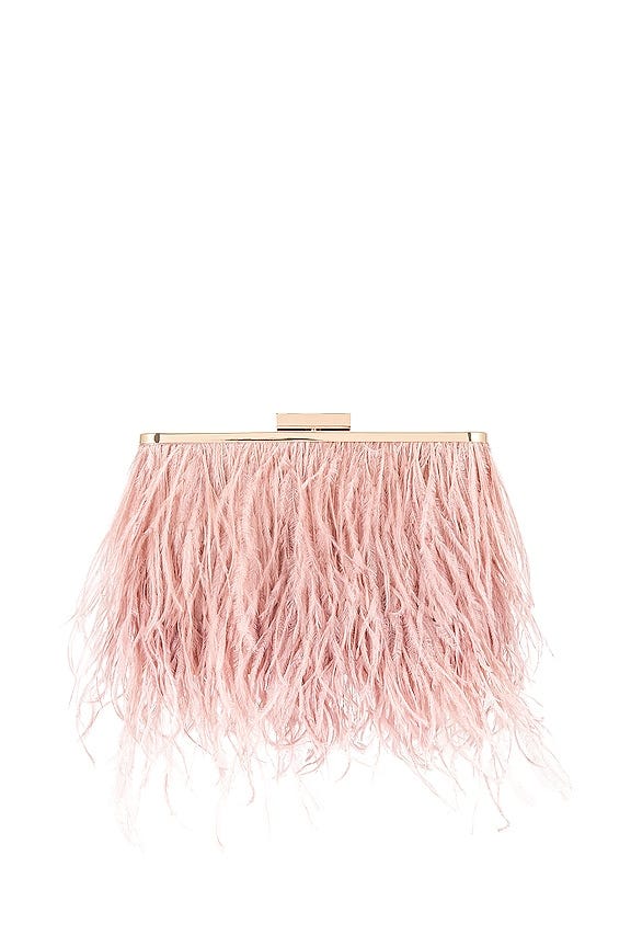 Estelle Feather Clutch