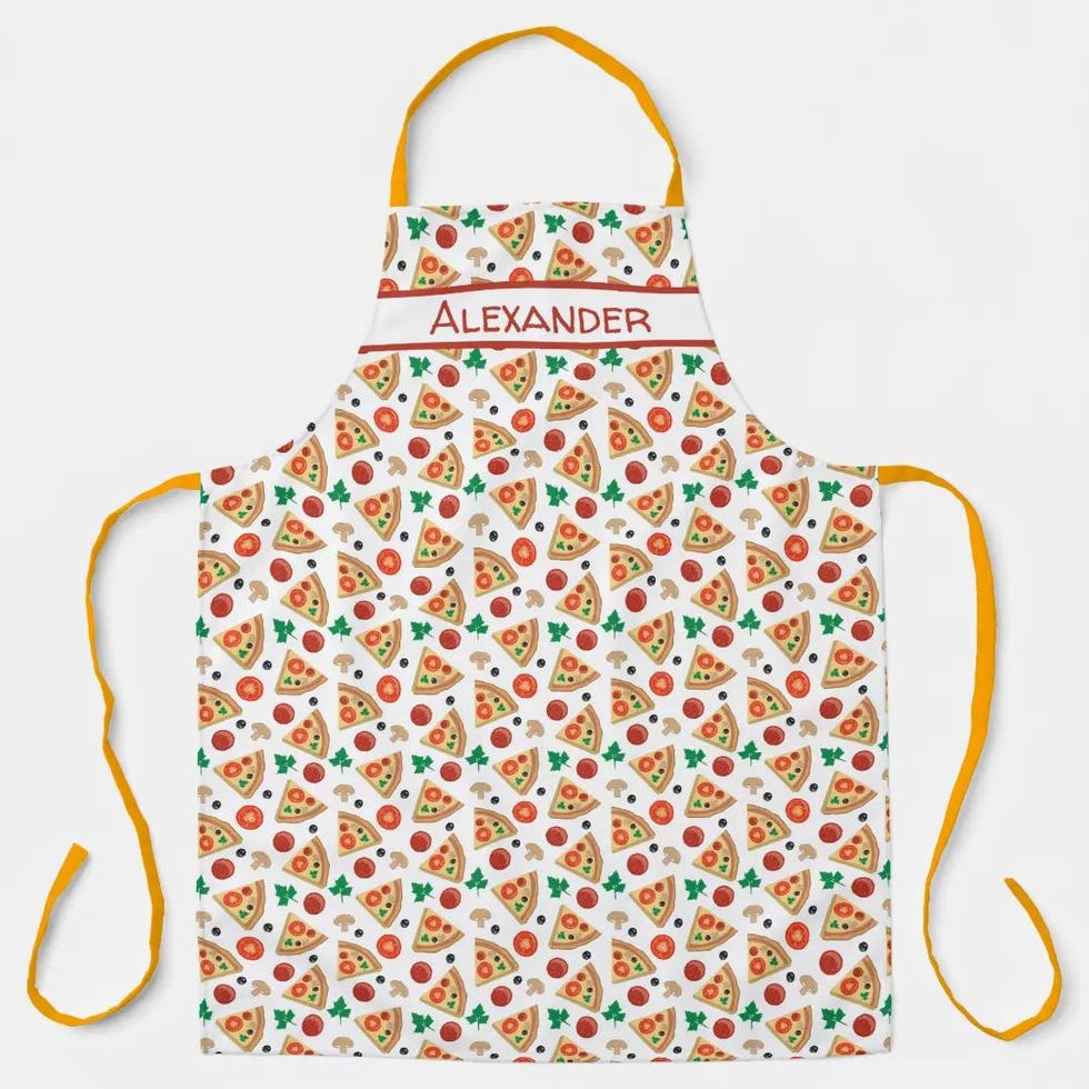 Pizza Pattern Personalized Apron
