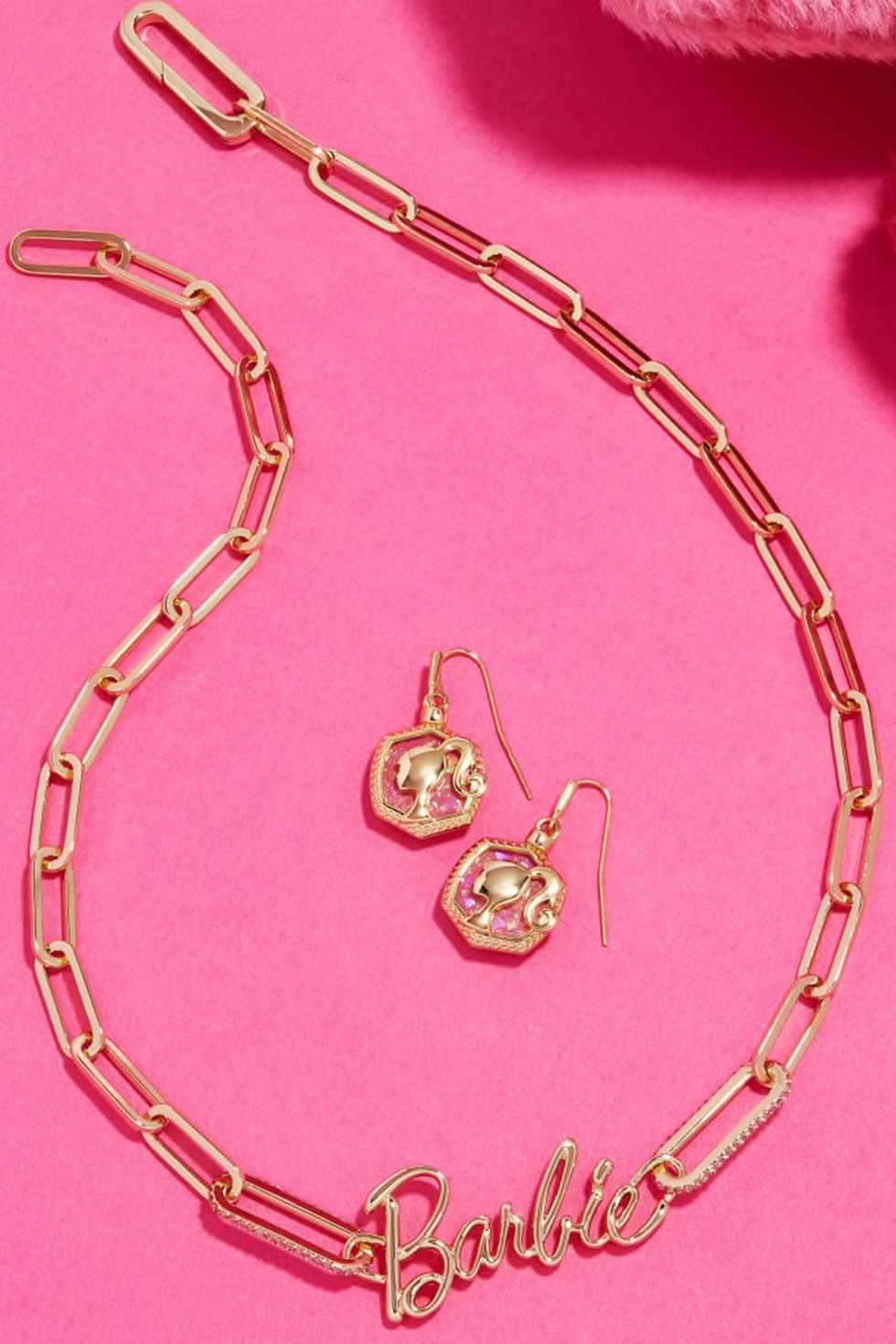 Kendra Scott x Barbie Gold Link and Chain Necklace